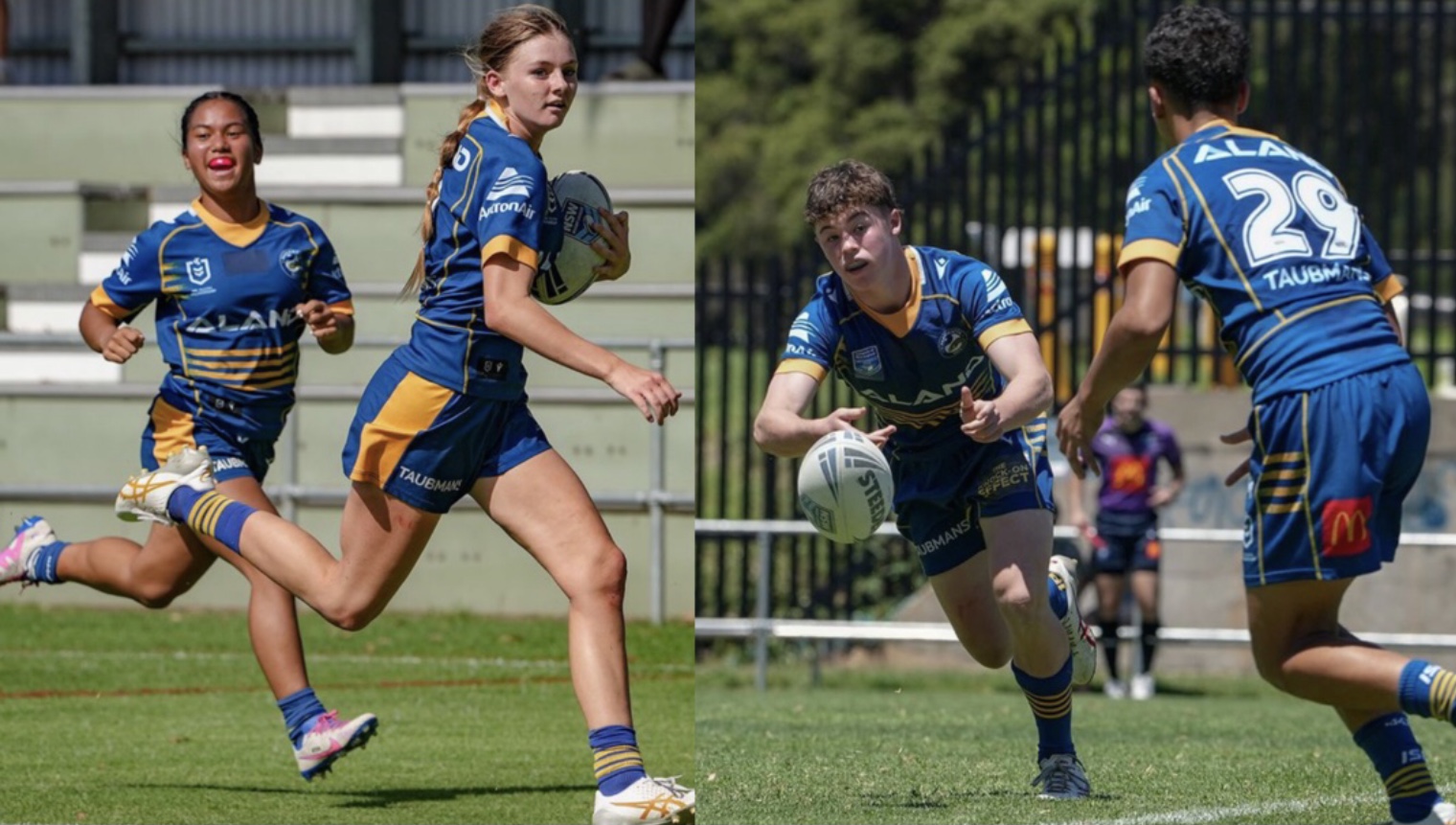 Junior Rep Trials 2024 Eels vs Panthers At Windsor The Cumberland Throw